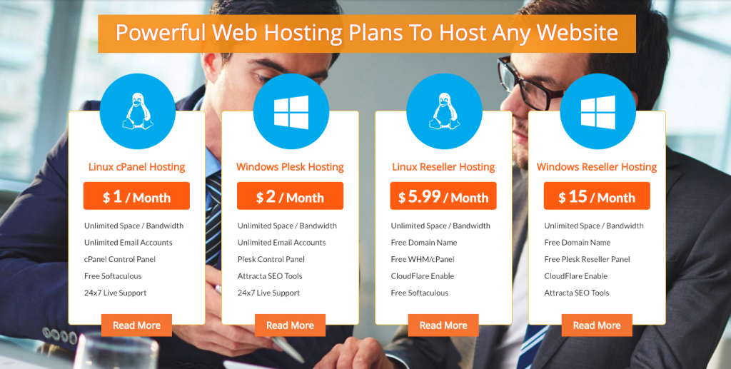 Hostripples hosting packages