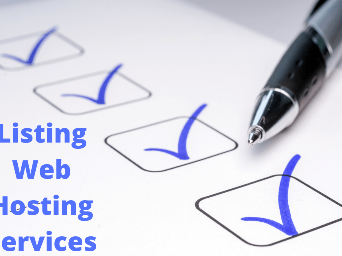 Listing Web Hosting&nbsp;Services