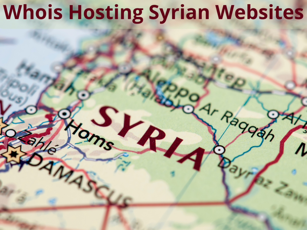 Whois Hosting Syrian&nbsp;Websites